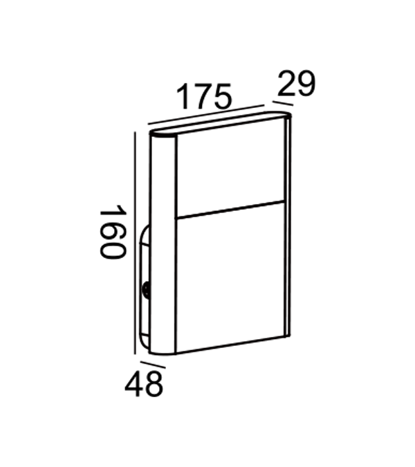 U-আকৃতির ওয়াল ল্যাম্প 1 HR60753 U-আকৃতির ওয়াল ল্যাম্প 1 HR60753