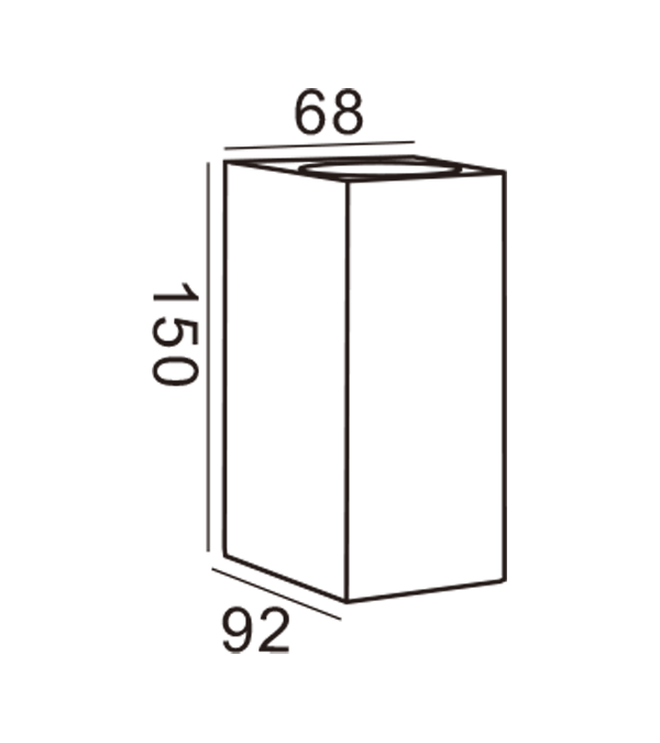 কাঠ 4 ওয়াল লাইট HR60206 কাঠ 4 ওয়াল লাইট HR60206