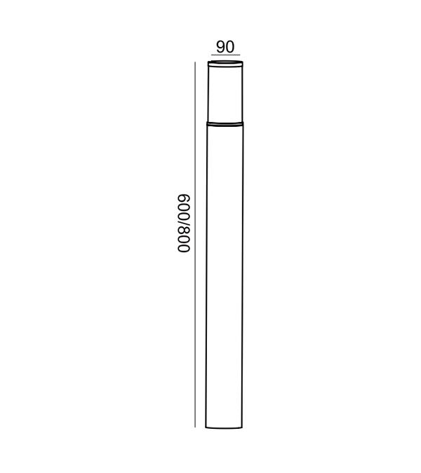 LED ছোট কোমর গার্ডেন লাইট HR60733-800 LED ছোট কোমর গার্ডেন লাইট HR60733-800