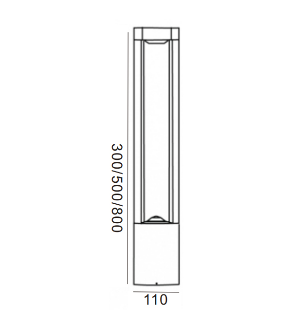 110 স্কোয়ার এলইডি গার্ডেন লাইট HR60032-300-LED 110 স্কোয়ার এলইডি গার্ডেন লাইট HR60032-300-LED